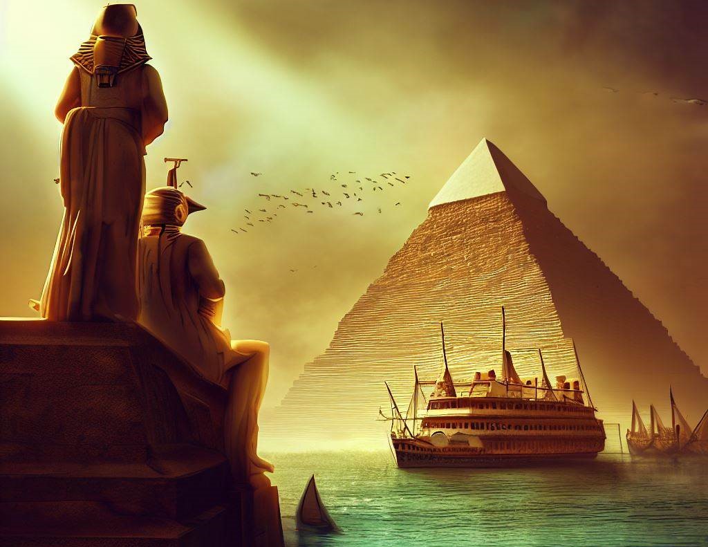 Извънредно Откритие: Древен Кораб Открит Под Хеопсовата Пирамида в Сахара